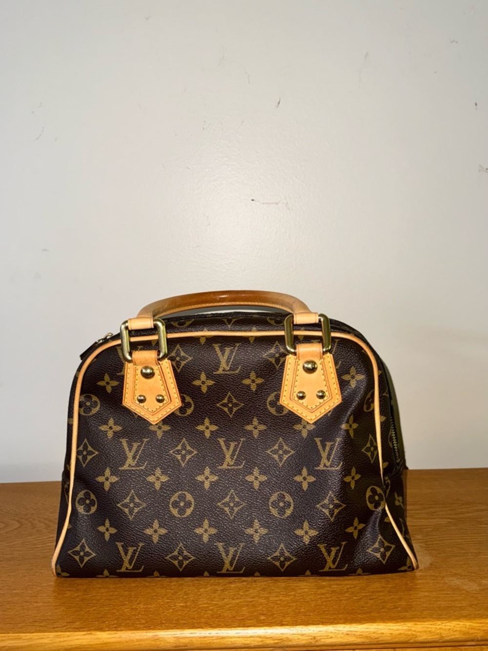 Louis Vuitton Monogram Canvas Bowling Bag - Brown & Tan - Picture 5 of 12